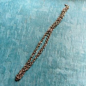 Metal Maiden silver link necklace